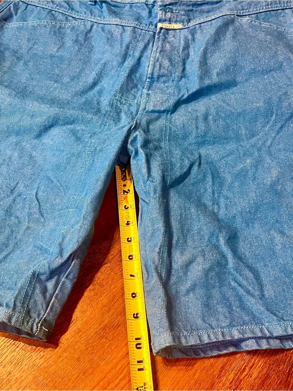 Vintage Marithe Francois Girbaud Brand X Shorts bright Blue Baggy Size  44 Rare